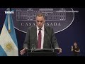 Adorni: "No hay prevista una cumbre" entre el presidente Milei y Mauricio Macri