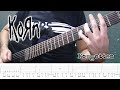 Korn - Forgotten (Guitar Cover + TABS) | [NEW SONG 2022]