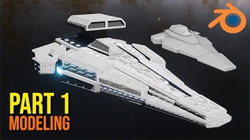 How to Make a Spaceship in Blender | Part 1 | Hull Modeling
