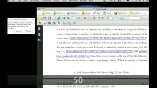 Creating HyperLinks in a PDF