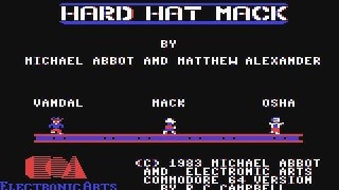 Hard Hat Mack C64 Longplay