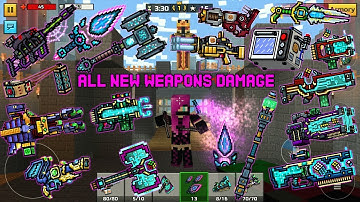 Pixel Gun 3D - All New Weapons Damage + Reloading Animation (16.0 +)