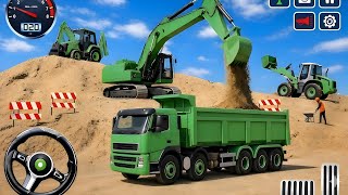 👷City Road Construction Simulator 3D 🚧 | Heavy Excavator &amp; Truck - Android Gameplay