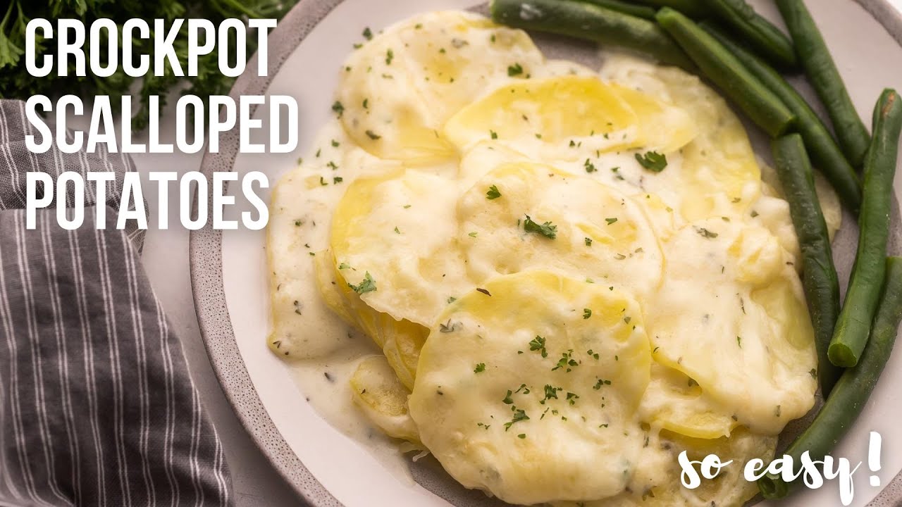 Crockpot Scalloped Potatoes l The Recipe Rebel