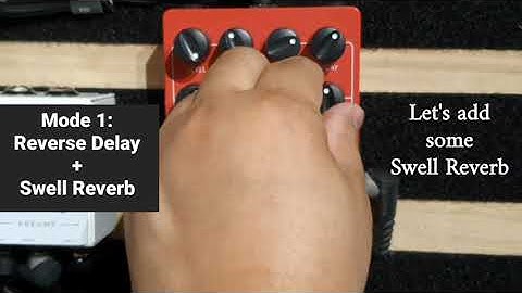 Flamma Ekoverb (Stereo) Mode 1: Reverse Delay + Swell Reverb