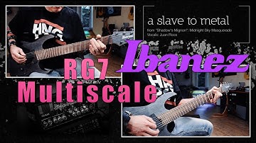 Ibanez RG-7 Multiscale - "A Slave to Metal" produced track!