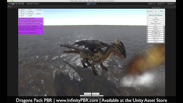 Dragons Pack PBR Animation Demo