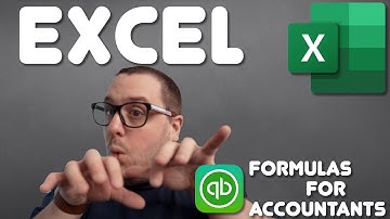 Excel for Accounting - 10 Excel Functions You NEED to KNOW! with QuickBooks Online!
