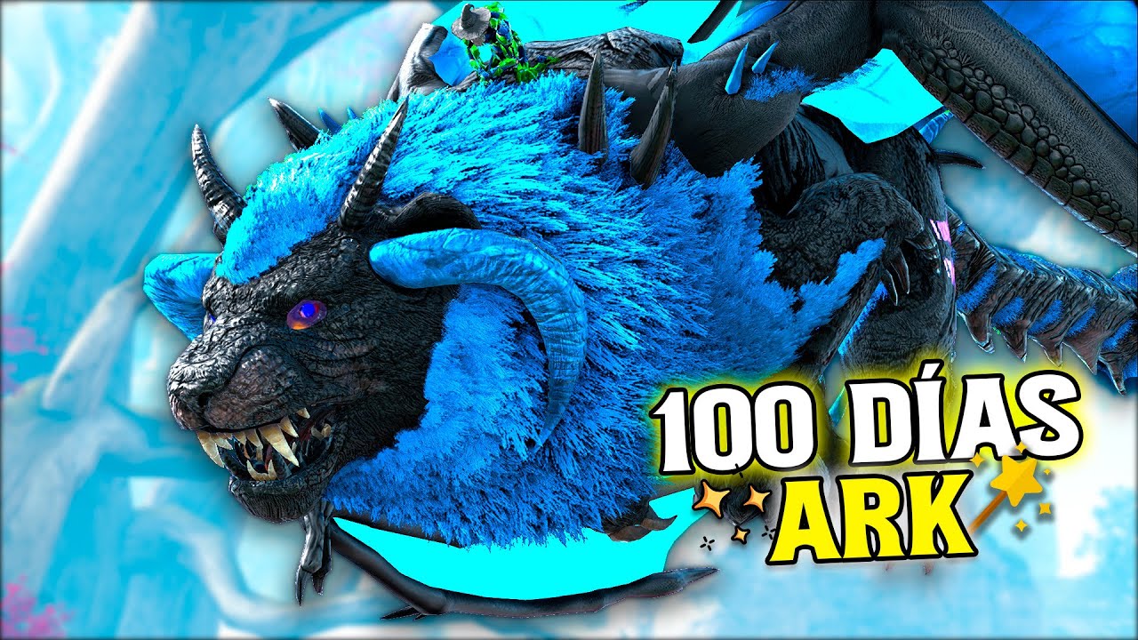 SOBREVIVO 100 DÍAS en un MUNDO MÁGICO en ARK #3 - YouTube