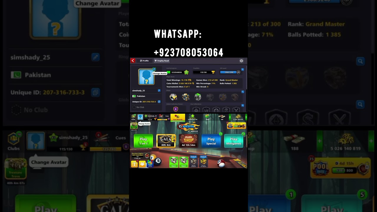 Pure Miniclip 5 Billion Coins Account Ready 