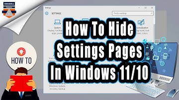 How To Hide Settings Pages In Windows 11/10 | Windows 11 tips and tricks