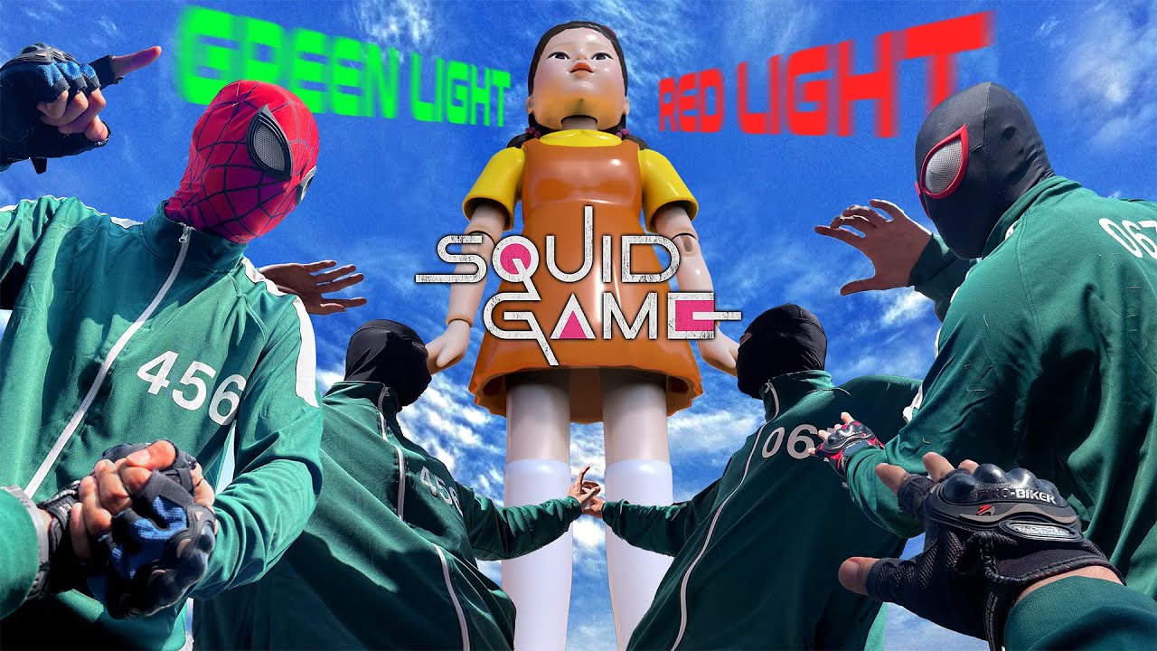 SQUID GAME All Game GREEN Light RED Light - YouTube