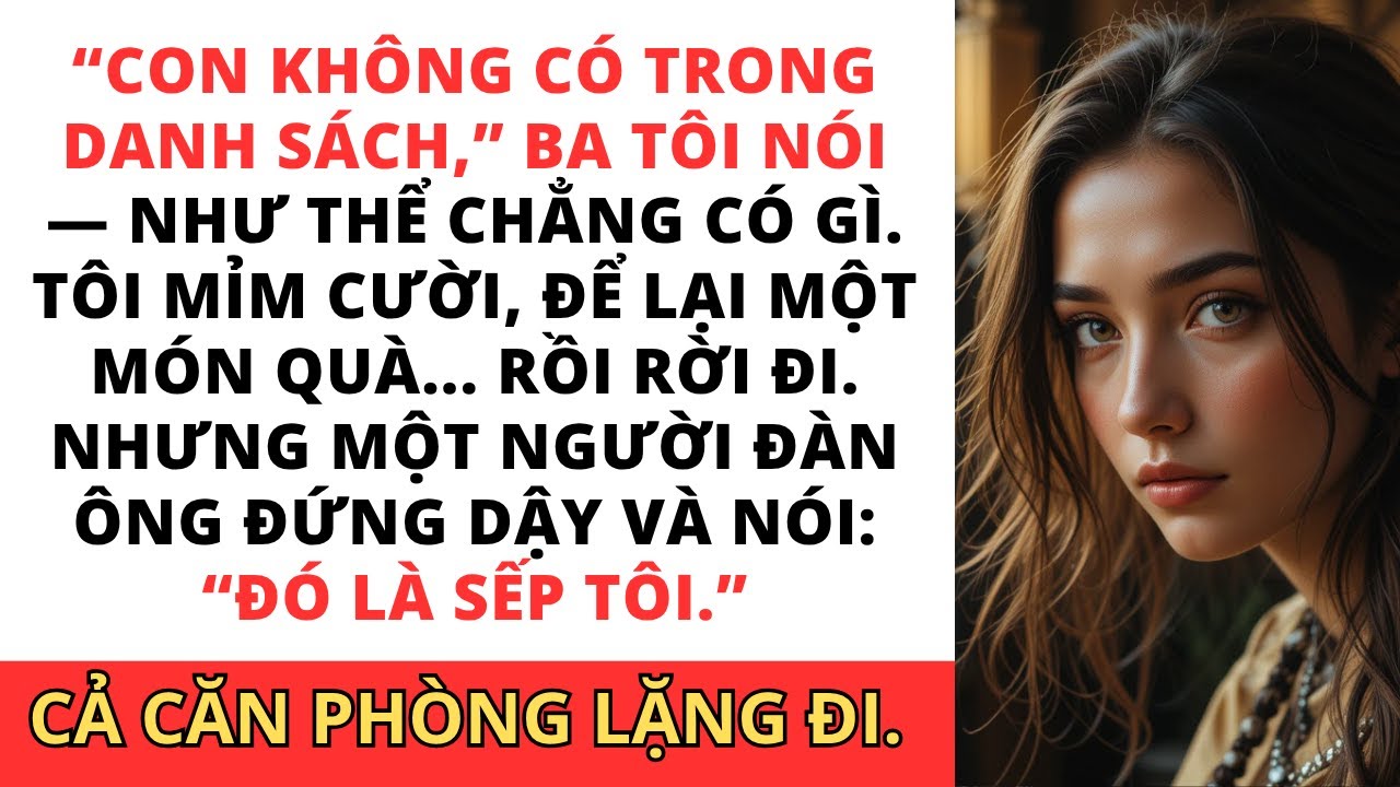 Gia đình cấm tôi đến sinh nhật mẹ Họ cười nhạo cho đến khi bạn trai của chị tôi nói Cô ấy là sếp tôi