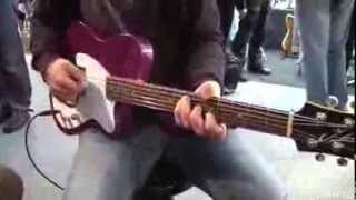 Musikmesse '13   J Lak Guitars Selma Bass and Rough Dynamite 4  and 6 String Demos