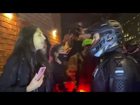 New York City Protester Spits on Police Officer’s Face