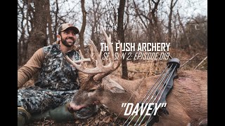 'DAVEY' Mature Kansas Buck with a Recurve  Traditional Bowhunting  Season 2: Episode 019