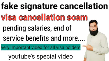 Fake signature cancellation | how to complain if cancel visa without signature | info online