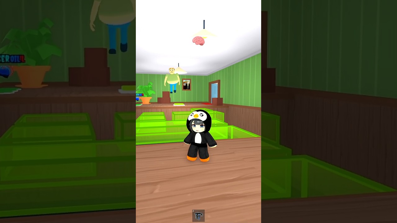Gugugaga Penguin vs Teamwork Obby 🧠#roblox #shorts