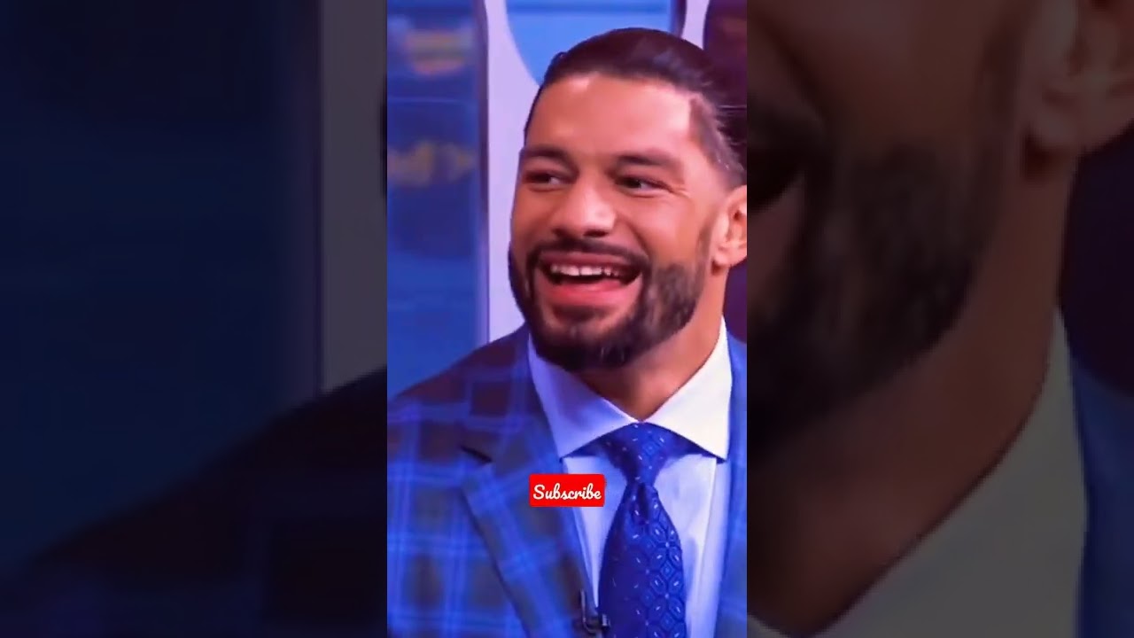 😁❤️🌼 Roman Reigns cute  smile status 