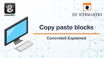 Blokken kopiëren en plakken | Concrete5 Explained