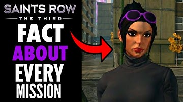 One Fact About Every Mission in Saints Row 3