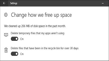 How to Automatically Free Up Disk Space with Windows 10’s Storage Sense