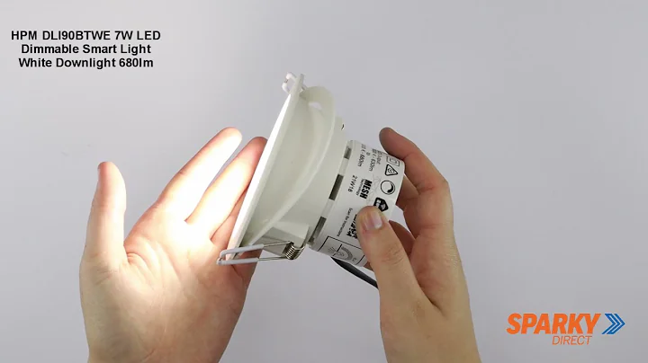 HPM DLI90BTWE | 7W LED Dimmable Smart Light White Downlight 680lm