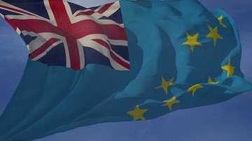 Waving flag and National anthem of Tuvalu