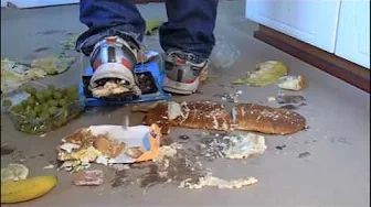 Food stomping with old Brooks