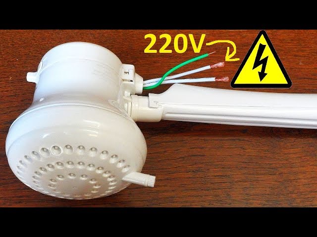 Electric heated suicide shower PART 1 - teardown u0026 calculations - YouTube