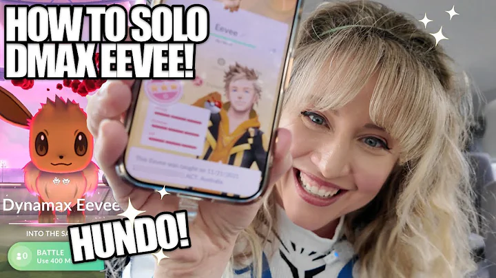 HOW TO SOLO DYNAMAX EEVEE & why you need it for Pokémon GO Max Battles!
