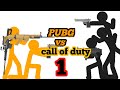 Animasi||PUBG VS CALL OF DUTY|| animasi stickman