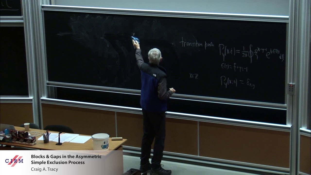 Craig A. Tracy: Blocks & Gaps in the Asymmetric Simple Exclusion Process amulet meaning