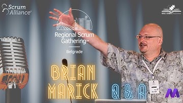 Q&A Session with Brian Marick (Agile Stage, 7th October)