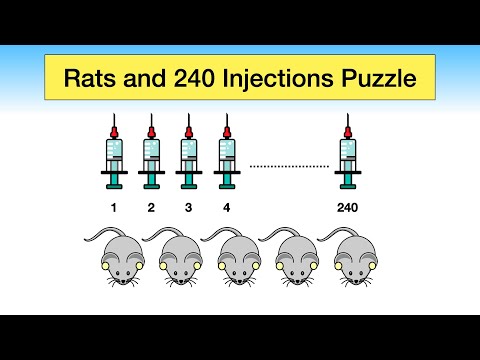 Rats and Anaesthesia Puzzle || Google Interview Puzzle
