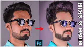 High-end skin retouching & sculpting in photoshop