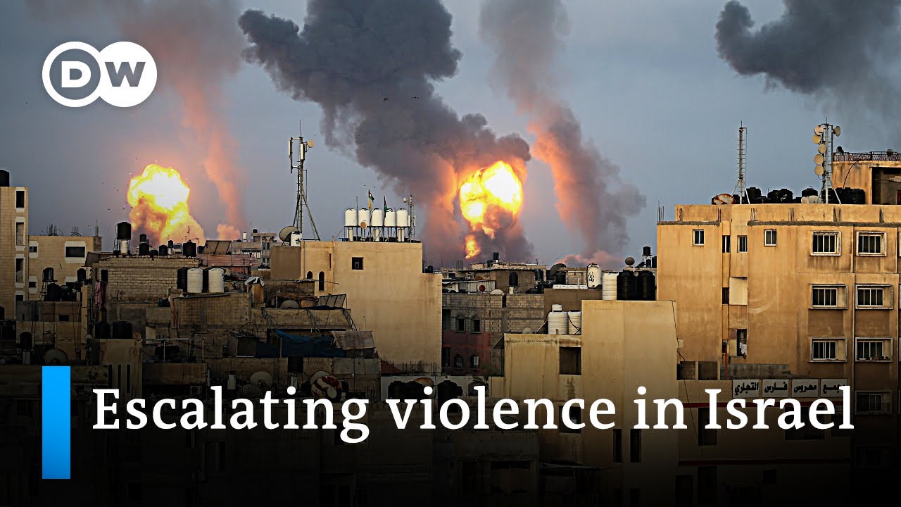 Film backdrop image for Reportedly 24 killed including 9 children in Israeli airstrikes after rockets fired from Gaza (2021)