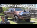 LOUD EXHAUST! (Review) Toyota Tundra 1794 Edition Custom Exhaust