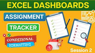 Creating Dynamic Assignment Submission Tracker 💥 #excel #conditionalformatting #trending #ai