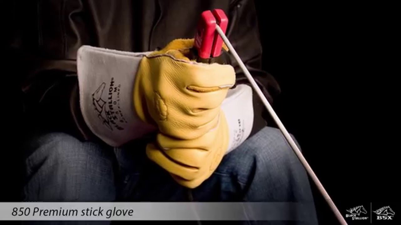 Black Stallion® 850 Premium Stick Welding Gloves YouTube