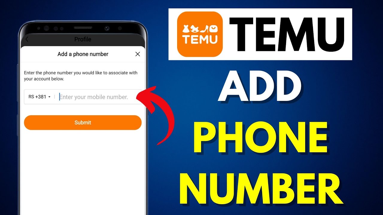 How to Add Phone Number on Temu (2024)