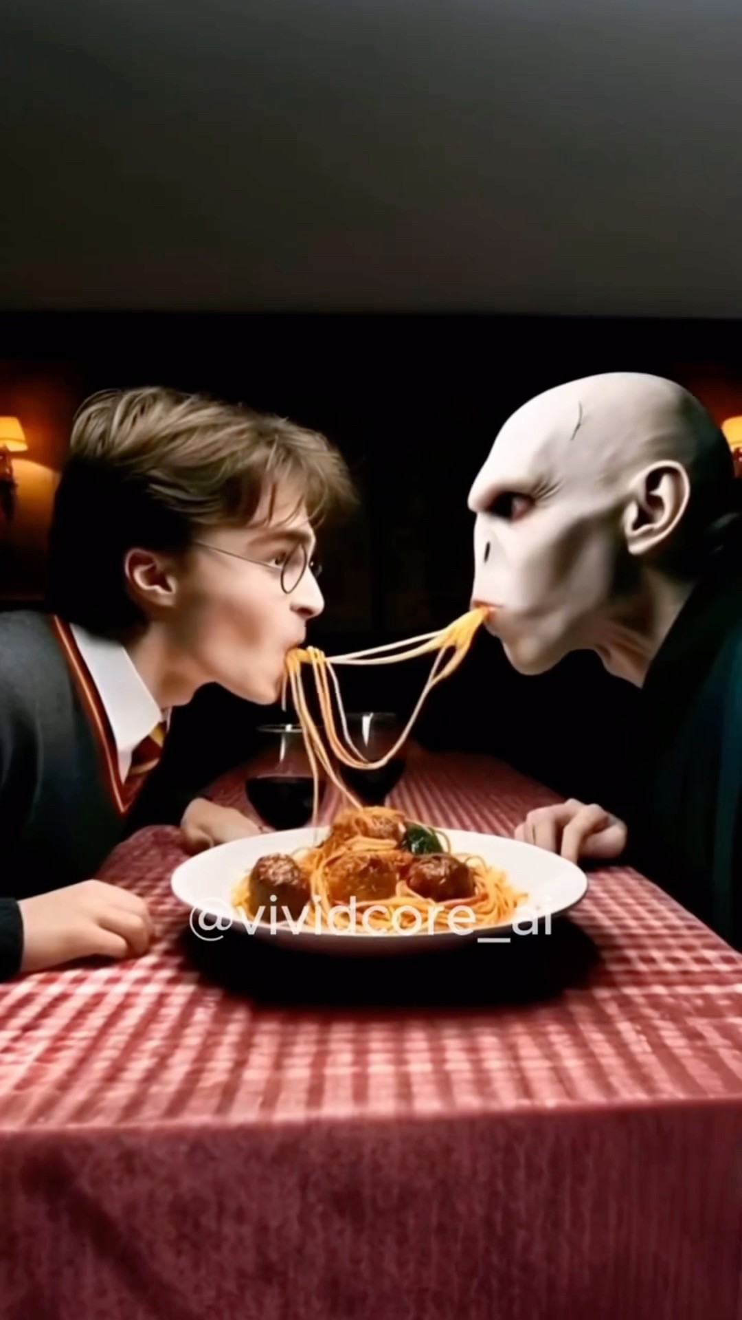 VOLDEMORT AND HARRY ARE BOYFRIENDS! ?‍❤️‍?‍??️‍? #comedy #funny #lol @vividcore_ai