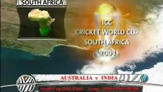 India vs Australia 2003 world cup