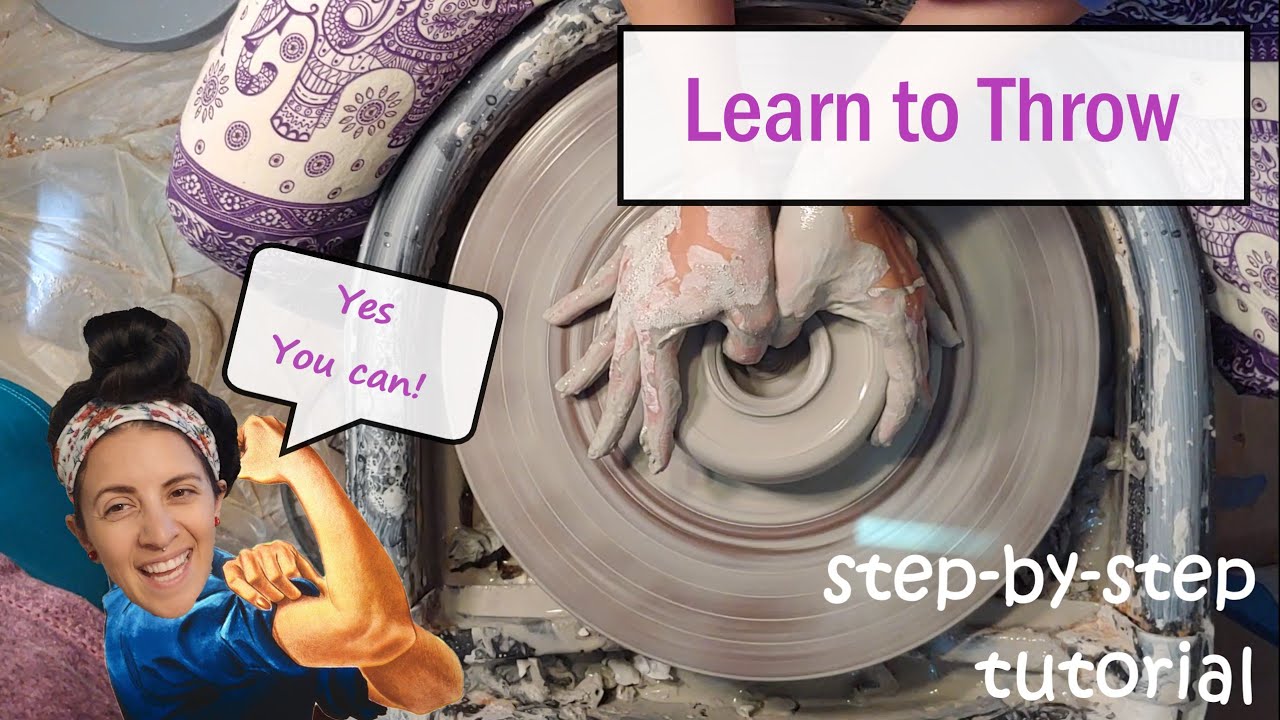 How To Throw Clay On The Pottery Wheel: A Step-by-Step Beginners