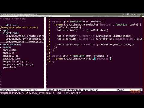 Redux – End to End : Create New Records with Express and Bookshelf | packtpub.com