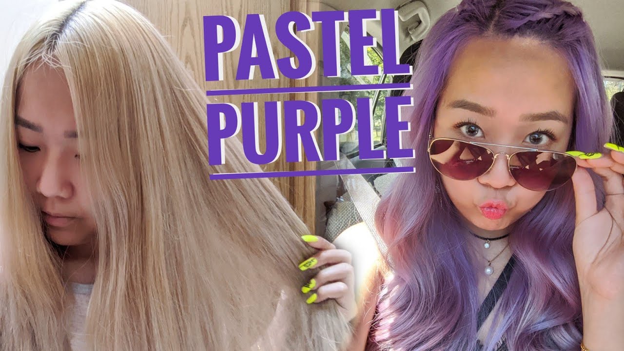 How I Dye My Hair Pastel Purple w/ Manic Panic