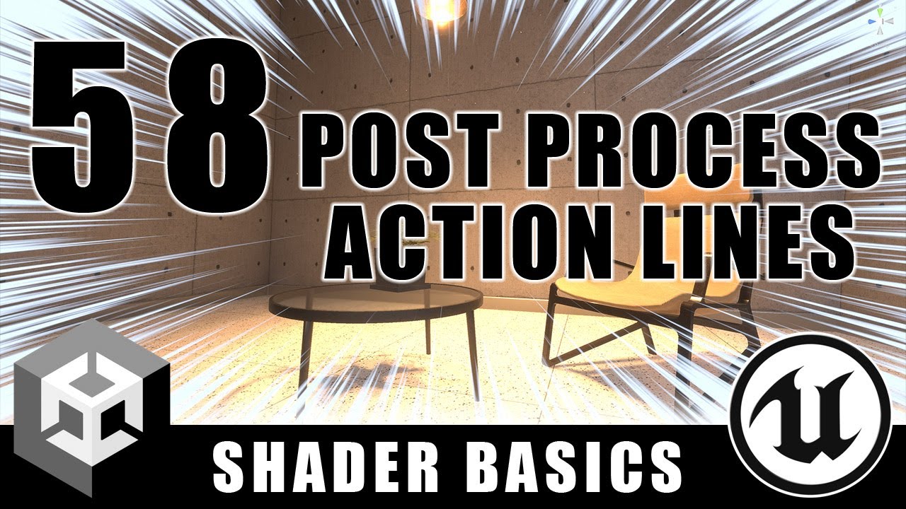 Post Process Action Lines - Shader Graph Basics - Episode 58 - YouTube