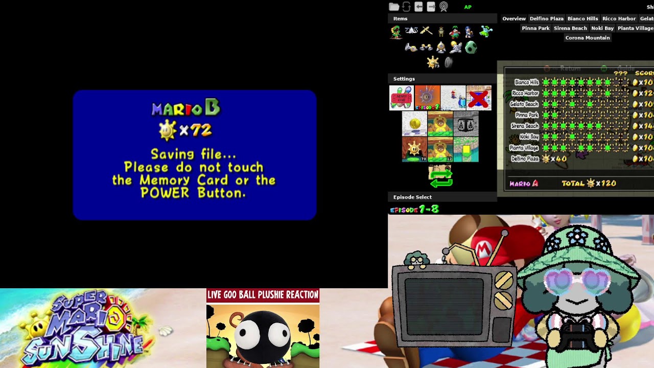 MARIO SUNSHINE BUT RANDOM AND ALSO GD AND OTHERS ARE HERE I GUESSSSSSSSSSS