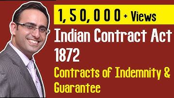 Contracts of Indemnity and Guarantee (Part-1) (Indian Contract Act 1872)