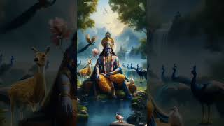“The Divine Smile of Lord Krishna 💙 | Peaceful &amp; Heart-Touching Short” #hindumythology #Shorts